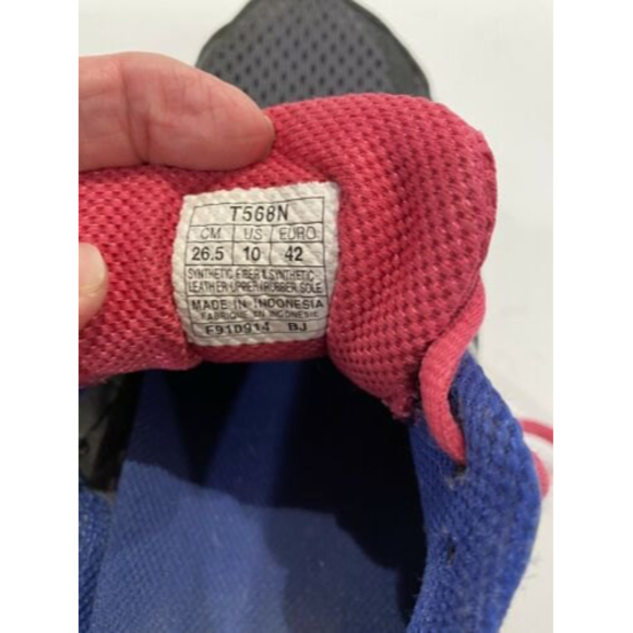 Asics Womens Gel-Flux‎ 2 Running Shoes Multicolor T568N Lace Up Low Top Mesh 10M - Picture 11 of 12